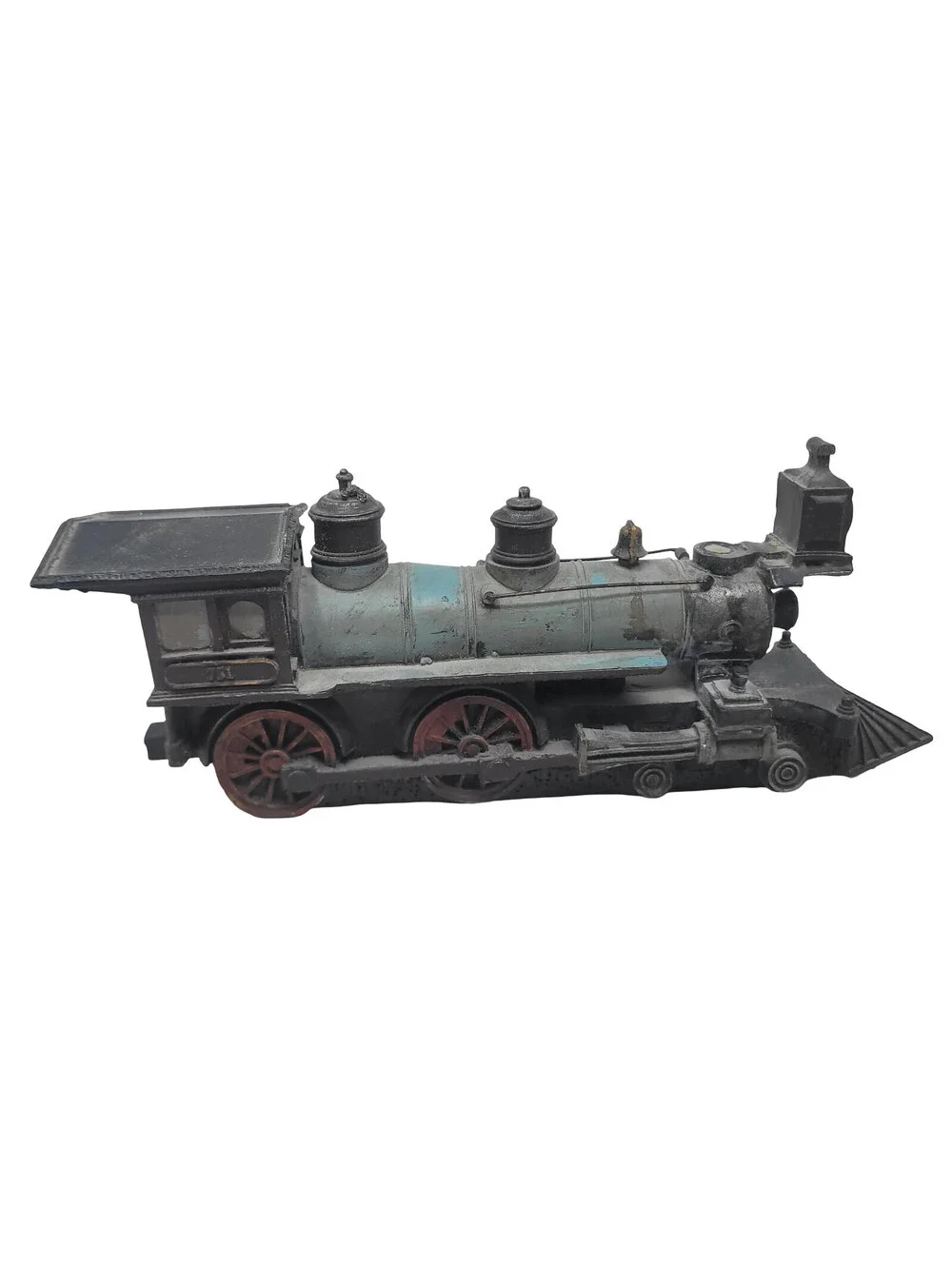 Wm Mason Resin Steam Locomotive Figurine 7.5in Vintage Train Statue Home Decor